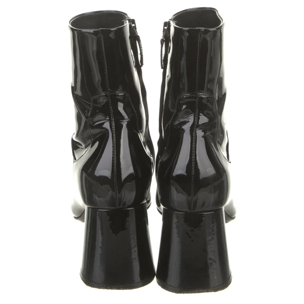 Khaite Wythe Black Patent Leather Ankle Boots 41- Never worn NWT - Picture 4 of 5